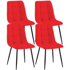 CLP Set De 4 Sillas De Comedor Antibes En Tela I Juego De 4…