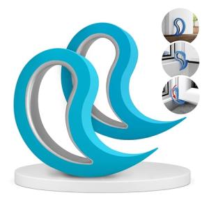 Stoppy - Paquete de 2 topes para puertas y ventanas, cuña m…