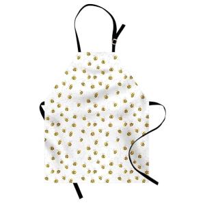 ABAKUHAUS abeja Delantal de Cocina, Doodle simple abeja del…