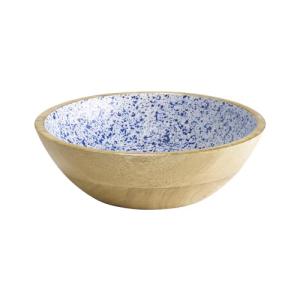 APS 1051 - Cuenco de madera de mango, revestimiento de resi…