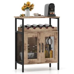 GOPLUS Gabinete Industrial para Licor de Bar, Mesa Independ…