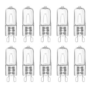 Liuyife 10 Piezas G9 25W Bombilla Halógenas Para Horno, Bla…