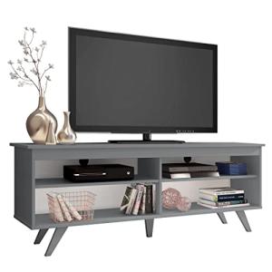 Madesa Mueble de TV Moderno, Mesa de Salón con 4 Estantes d…