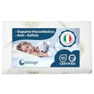 Almohada de Espuma viscoelástica antiasfixia para Cuna, con…
