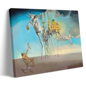 GAJUST Póster de pintura de Salvador Dalí "La tentación de…