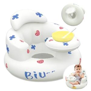 Asiento BañEra Bebe Hinchable Bomba De Aire Incorporada, As…