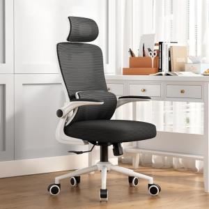 LIYURUI Silla de Oficina Ergonomica, Grande y Alta con repo…