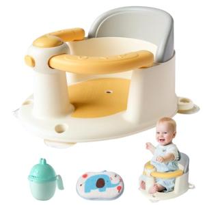 Asiento de bañera para bebé a partir de 6 meses, antidesliz…