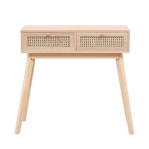 Moderna mesa consola Ratten con 2 cajones para pasillo, dor…