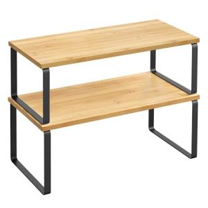 SONGMICS Estante para Especias, Juego de 2, Organizador de…