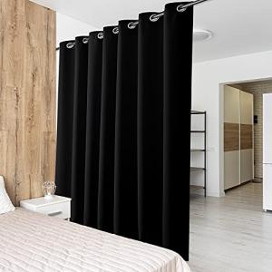 PONY DANCE Cortinas para Ventanas Grandes Cortinas Negras O…