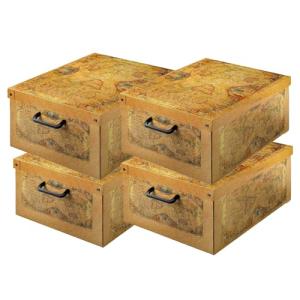 Set de 4 Cajas de Armario con Tapa – Organizadores de Cambi…