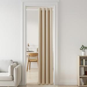 PONY DANCE Cortinas para Puertas con Barra Cortina sin Tala…