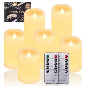 UCAMP Velas LED Recargables,Juego de 6 Velas de té LED,Vela…