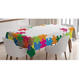 ABAKUHAUS Juego de Mesa Mantele, Colorido Rompecabezas, Res…