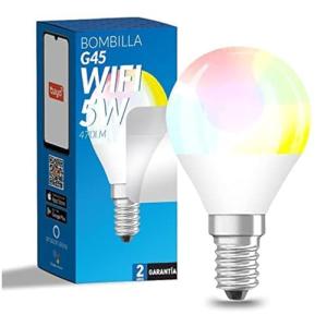 M Ledme - Bombilla LED Inteligente WiFi, sin necesidad de H…