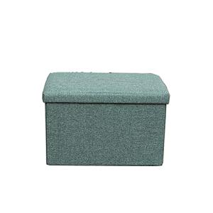 Elegante banco de almacenamiento de 76 x 38 x 38 cm, tapa e…