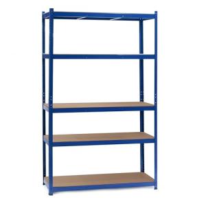 WilTec Estantería para Cargas Pesadas Azul 120x50x204cm Sis…