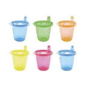 Nuby ID91121 - Plástico Vaso boquilla, 210ml, colores surti…