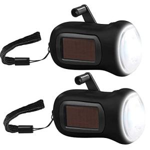 ALLOMN Linterna LED Manual, Linterna Solar y Manual Lintern…