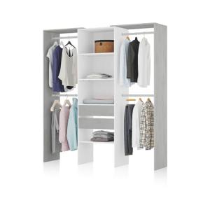 duehome | Armario Vestidor con 2 Cajones, Vestidor con Barr…