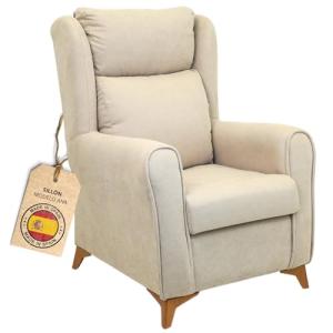 HOME DESIGN & CONFORT® Sillón Modelo Madrid con Respaldo y…