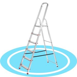 packer PRO Escaleras Plegables Aluminio de Tijera Super Res…