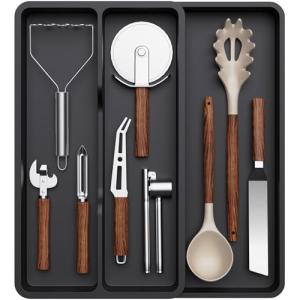 Lifewit Organizador Menaje de Cocina, Bandeja Cubiertos Ext…