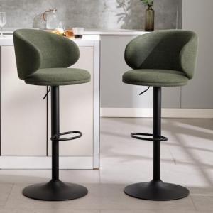 chairus Juego 2 de Taburetes de Bar Altura Ajustable Tabure…