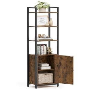 VASAGLE Librería de 6 Niveles, Estantería Vertical con Puer…