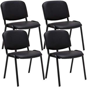 CLP Set De 4 Sillas De Reuniones Ken En Piel Sintética I 4…