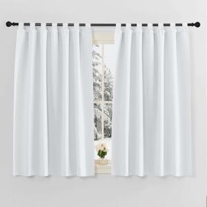 PONY DANCE Cortinas Blancas Dormitorio 140x145 CM Cortina T…