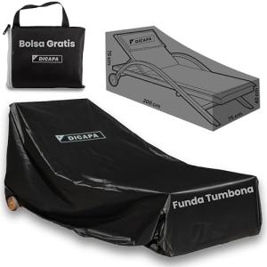 DICAPA Funda Tumbona Jardin (200x75x70cm) Funda Tumbona Ext…