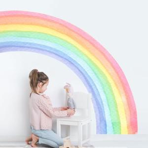 Supzone Pegatinas de Pared Arco Iris 140x160CM Grande Vinil…