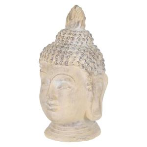 ECD Germany Cabeza de Buda Figura de Piedra Artificial Poli…