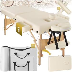TecTake® Camilla Masaje Plegable de Madera, Camilla Profesi…