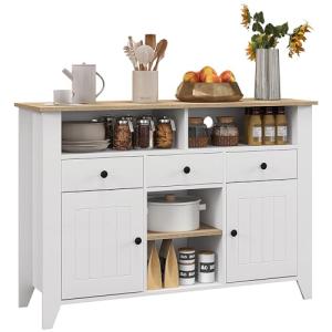 HOMCOM Aparador de Cocina Moderno Mesa para Televisores de…