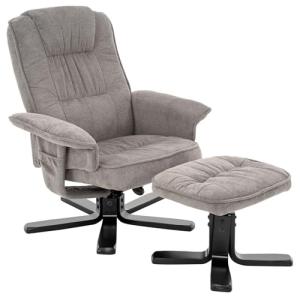 IDIMEX Charly - Sillón de relax con taburete giratorio y re…