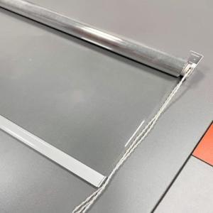 Persiana enrollable transparente impermeable de PVC para ex…