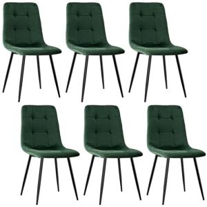 JIJIAN Pack de 6 Sillas de Comedor, Silla de Cocina de Terc…
