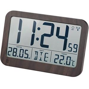 BRESSER MyTime MC LCD Reloj de Pared, Apariencia de Madera,…