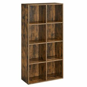 VASAGLE Librería, Estantería Almacenaje, Librería de 8 Comp…