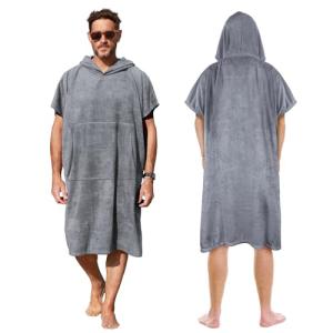 Kato Tirrinia Beach Surf Poncho con bolsillo Absorbente de…