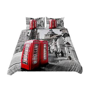 WENYA Funda Nórdica Vintage Edificio Europa América Estilo…