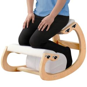MallVitally Silla de Rodillas Ajustable, Silla Mecedora erg…