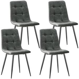 JIJIAN Pack de 4 Sillas de Comedor, Sillas de Cocina en Tej…