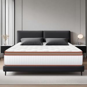 Colchón Viscoelástico 140x200, Colchón Híbrido - Muelles En…