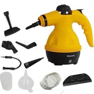 BEHOME Limpiador Vapor de mano 9 accesorios para limpiar so…