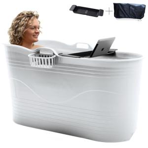 HelloBath® Cubo Baño PP Rectangular Cubetas Hielo Para Baño…