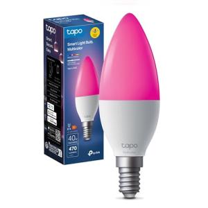Tapo Bombilla conectada WiFi, Bombilla LED E14 Multicolor 2…